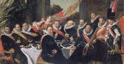 Festmabl of the officers of the St. Jorisdoelen in Haarlem Frans Hals